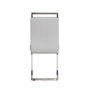 Modern Dining Chairs With Padded Seat, High Back