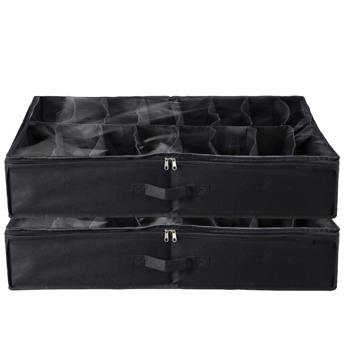 Sturdy Under Bed Shoe Storage Organizer, Set of 2