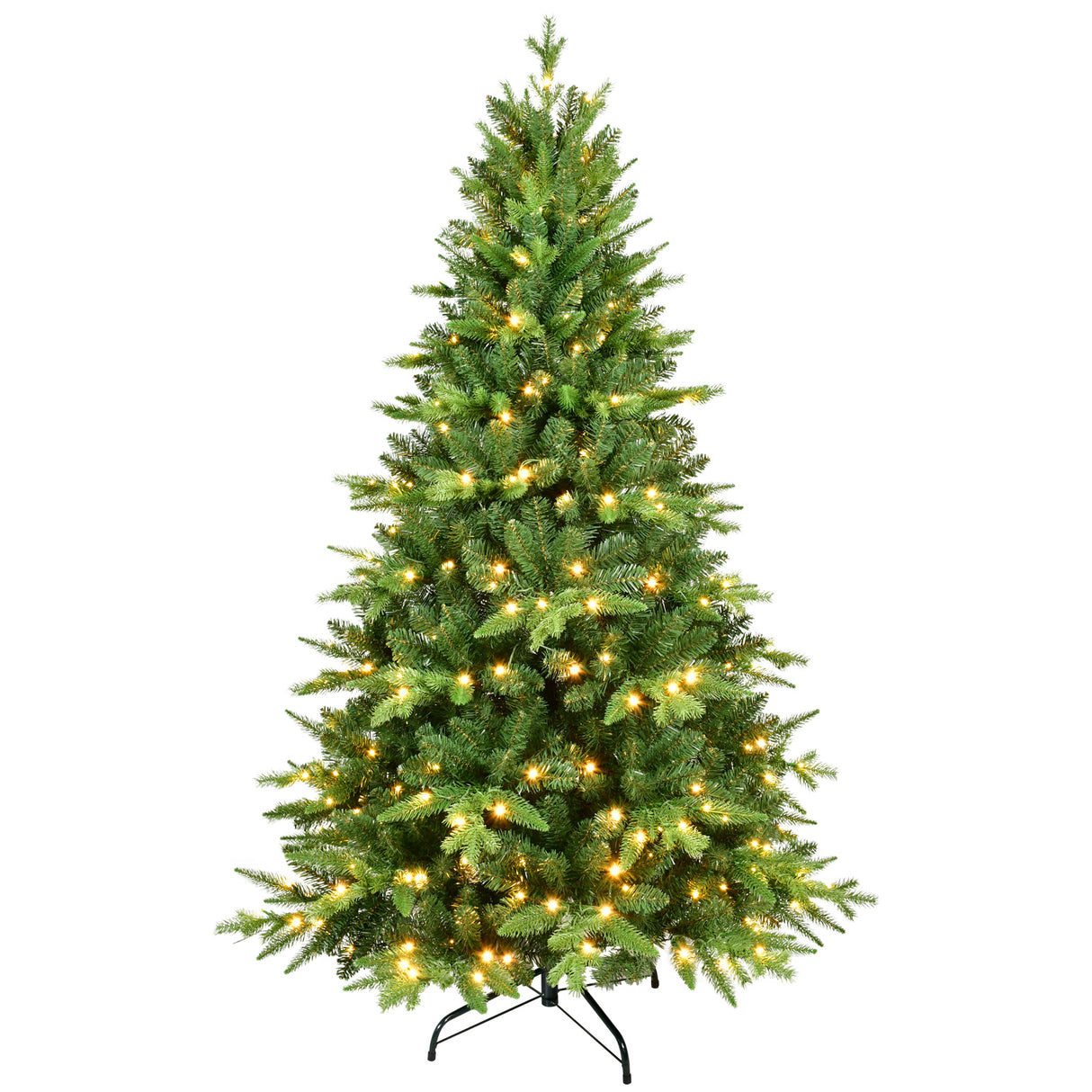 5ft Pre-Lit Christmas Tree with 250 Warm Lights