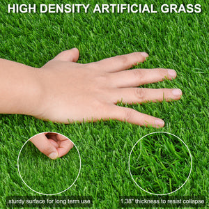 5FT x 10FT Outdoor Artificial Grass Runner Rug