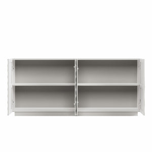 Buffet Cabinet with Storage - Modern 4-Door Sideboard