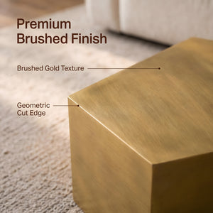 Modern Geometric Coffee Table Set of 2