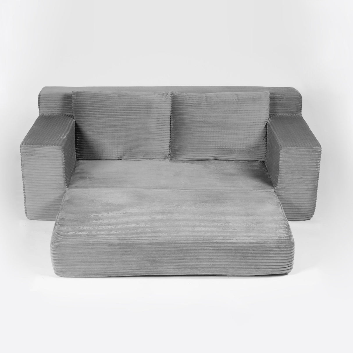 Comfortable Deep Seat Loveseat Sofa Bed, Reversible Cushion With Pillows