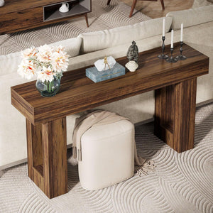 Console Table, Extra Long Narrow Sofa Table For Living Hallway