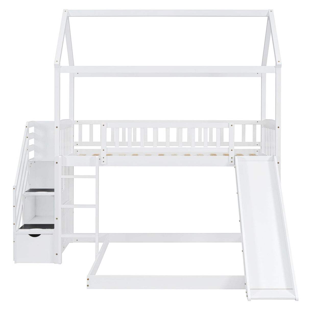 House Bunk Bed With Slide