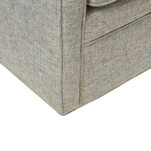 Wide Seat Arm Chair With 360 Degree Rotation