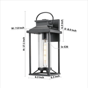 Textured Outdoor Porch Lights