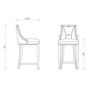 Emperor - Barstool - White