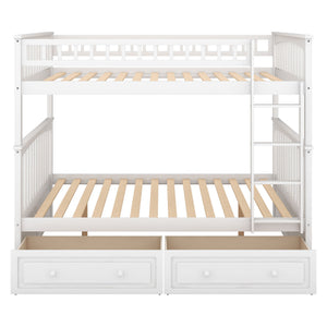 Bunk Bed With Drawers, Convertible Design