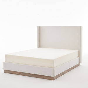 Hosford - Minimalist Upholstered Wingback Bed