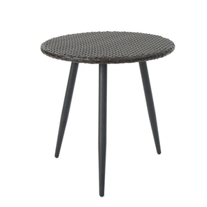 Kenneth - 3 Pieces Chat Set Outdoor Furniture - Brown Multi