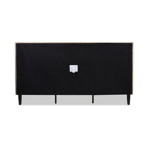 Aspen - Vertical Tufted Modern Headboard Platform Bed Set
