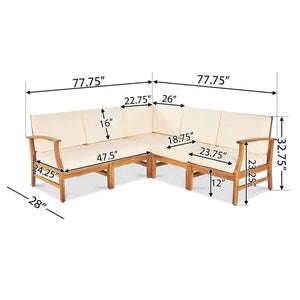 Perla - 5 Pieces Sofa Set - Best Buy Furniture