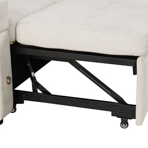 Convertible L Shaped Sofa Couch With Storage, Cup Holders, USB Ports