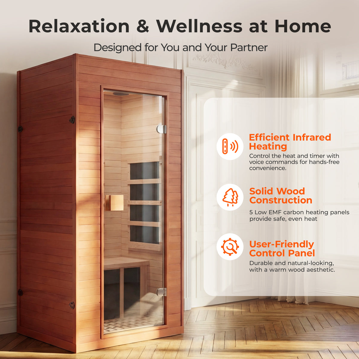 Smart Infrared Sauna for Home