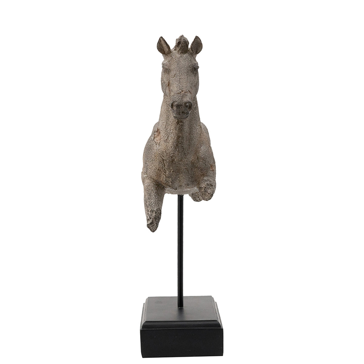 Antique Horse Statue On Stand