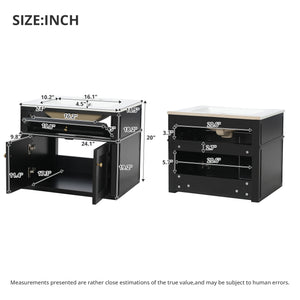 24" Wall Mounted Modern Bathroom Vanity