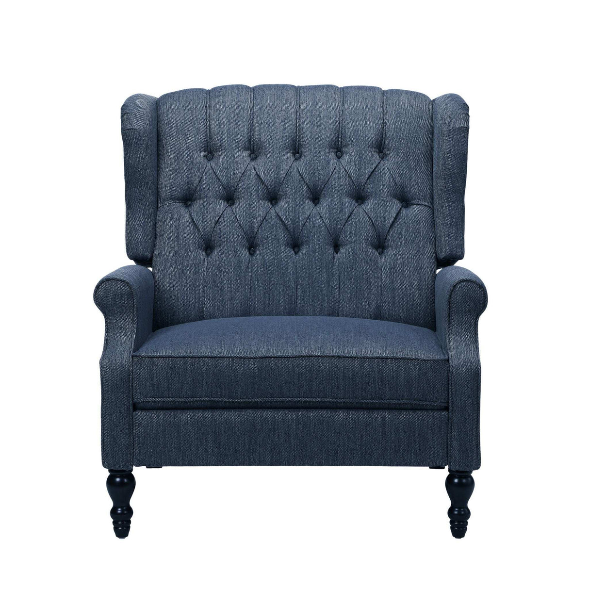 Dunham - Contemporary Fabric Tufted Oversized Pushback Recliner - Best Buy Furniture