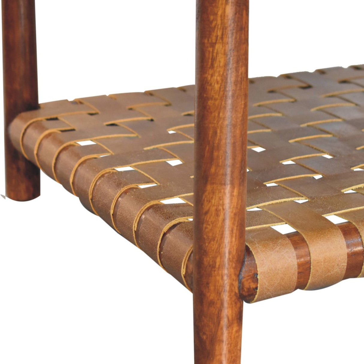 Regency Woven Console Table with 4 Drawers, Open Slot