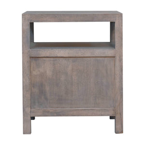 Acid Wash 2-Drawer Open Bedside Table