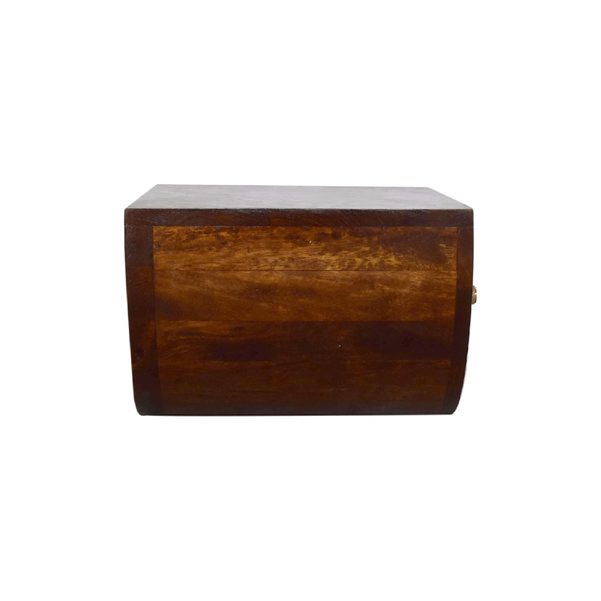 Solid Wood Chestnut Crescent Floating Nightstand