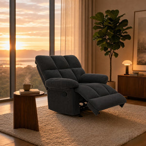 Modern Manual Rocker Recliner Chair