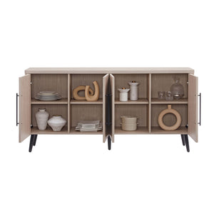 Jodie - Fluted Sideboard - Oak