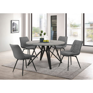 Tufted Swivel Dining Chairs (Set of 2) - Gray