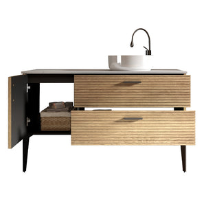 Emilia 48" Striped Bathroom Vanity