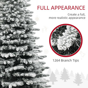 7.5ft Snow Flocked Artificial Christmas Tree