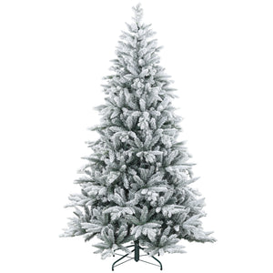 HOMCOM 7ft Snow Flocked Artificial Christmas Tree