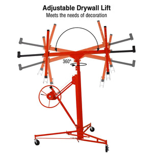 Drywall Lift 11FT - Heavy Duty Sheetrock Hoist