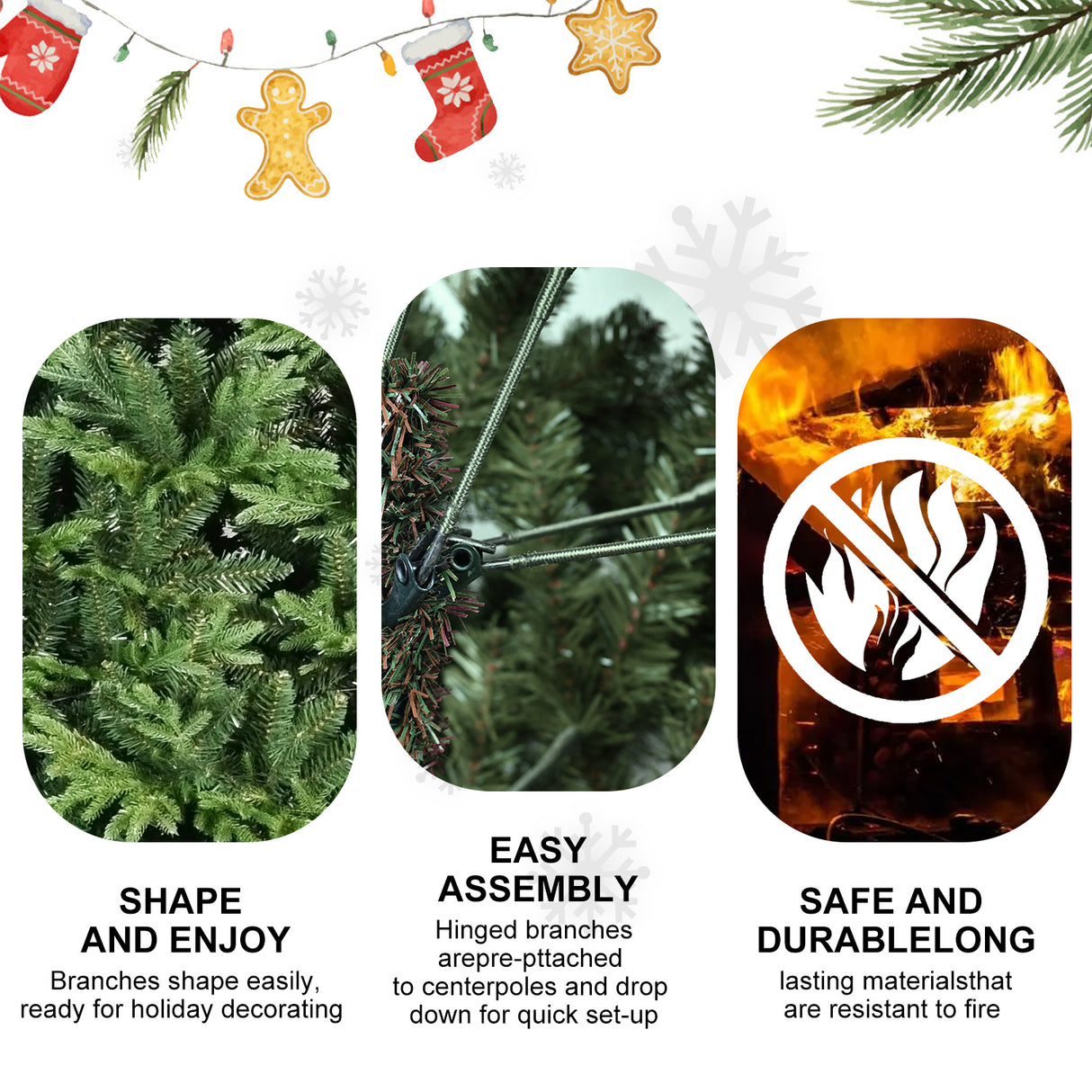 4ft Premium PE & PVC Artificial Christmas Tree