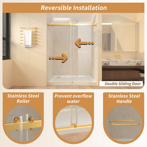 Frameless Sliding Glass Shower Doors