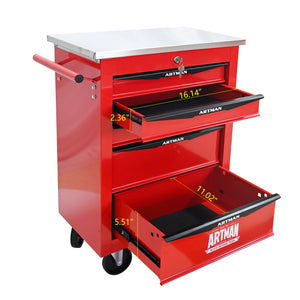 5 Drawers Multifunctional Tool Cart with Wheels