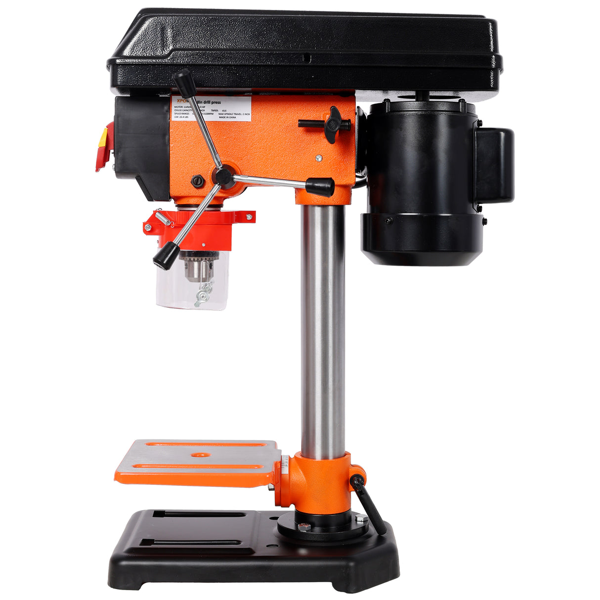 8" Swing Benchtop Drill Press with Laser & Vise Clamp