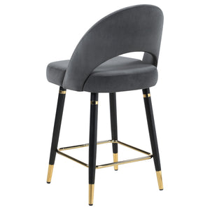 Open Back Counter Height Stools (Set of 2)