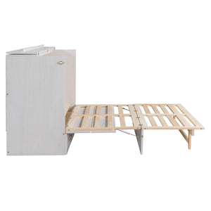 Murphy Bed With Large Drawers And Stylish Design