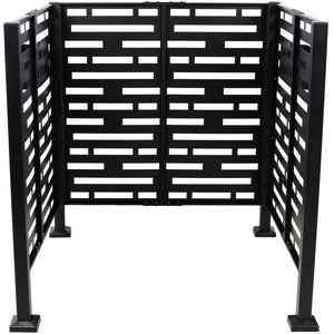 3.5x3.5FT Metal Air Conditioner Privacy Fence with Planter Boxes