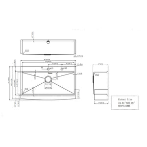 Modern Farmhouse, Drop In Workstation Kitchen Sink With Apron Front