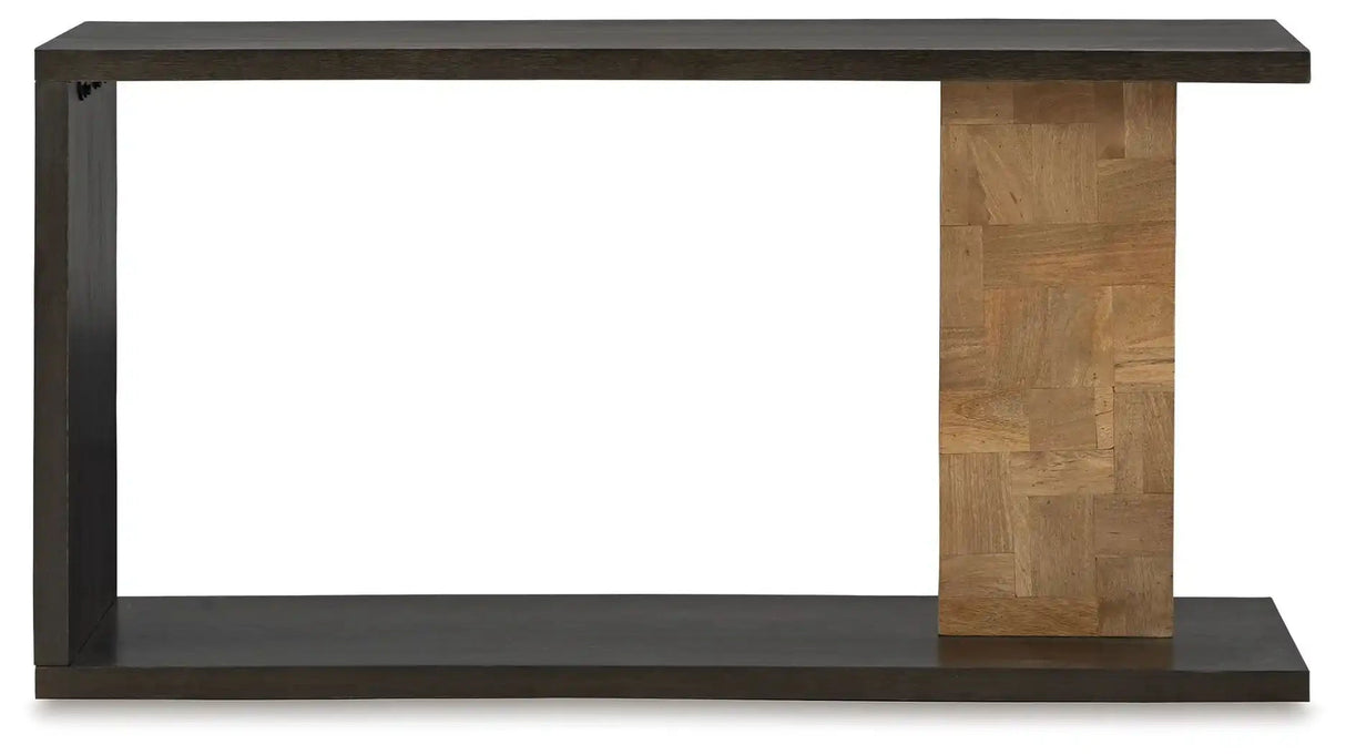 Camlett - Console Sofa Table - Brown - Best Buy Furniture
