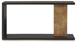 Camlett - Console Sofa Table - Brown - Best Buy Furniture