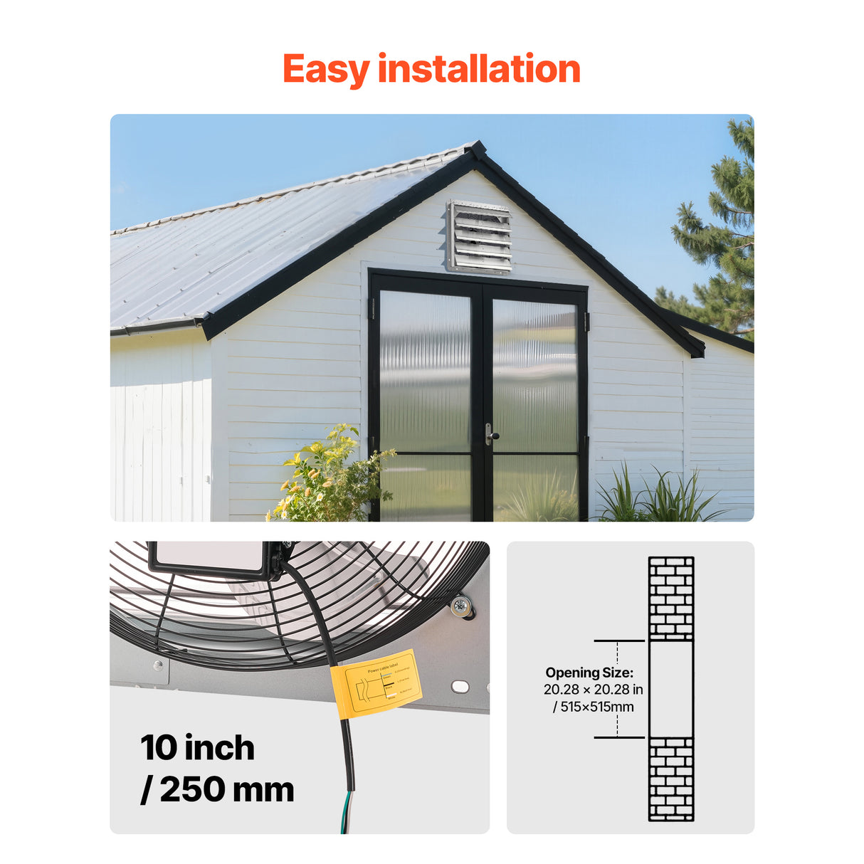 20-Inch Shutter Exhaust Fan