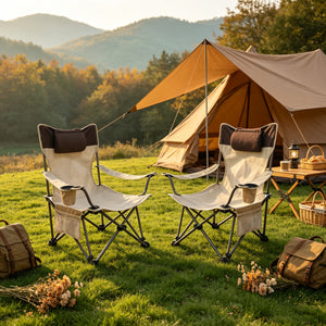 2PCS Outdoor Camping Chairs