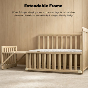 Solid Wood Baby Bassinet