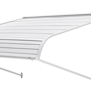 Window Awning Door Canopy 48x42 in Aluminum Alloy