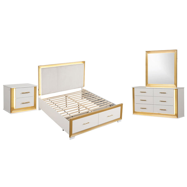 Obsession - Bedroom Set With LED