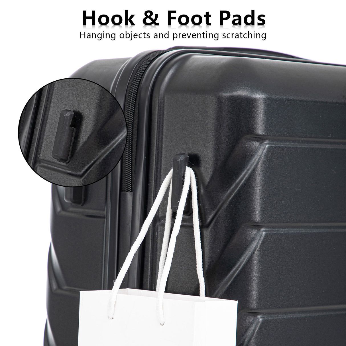 3 Pieces Set 20" / 24" / 28" Spinner Wheel Luggage With Combination Lock