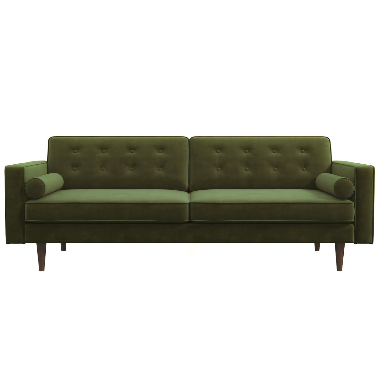 Casey Mid Century Modern Olive Sofa