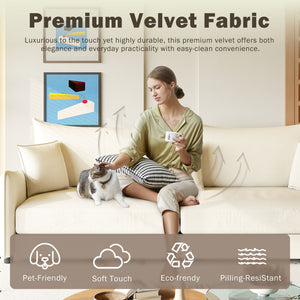 King Pull Out Sofa Bed, 3-In-1 Convertible Bed With 3 Pillows